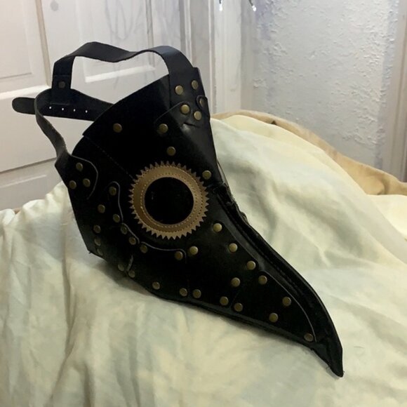 1920's Style Doctor Plague Steampunk Plague Doctor Mask - Picture 3 of 4